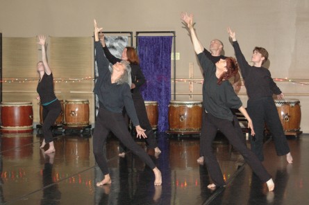 tmt1 Theatrical Mime Theatre students at the second Rhythm Industry Review in Dec. 08